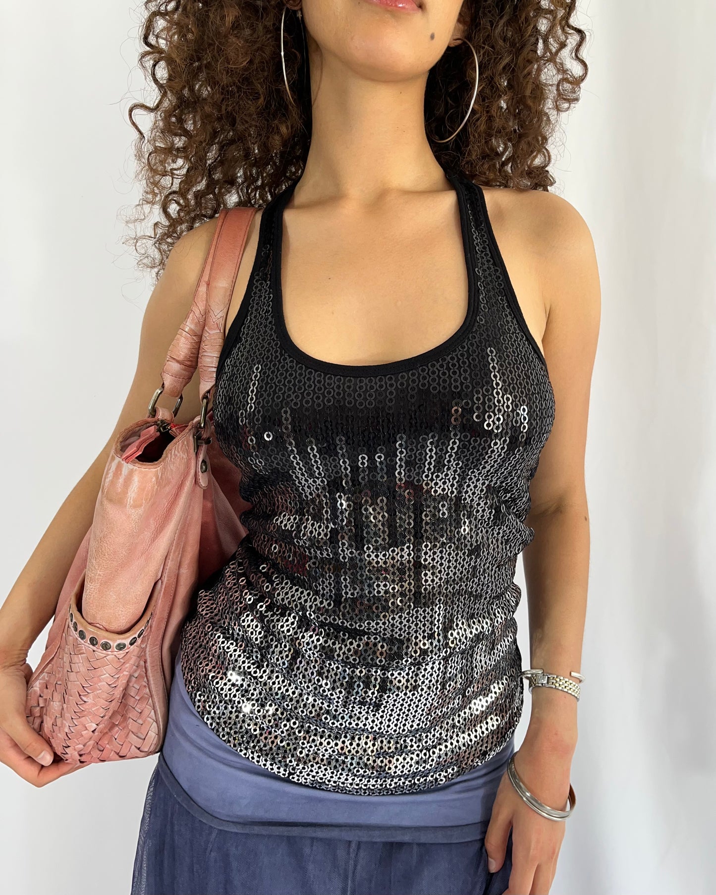 sequin tank, S/M