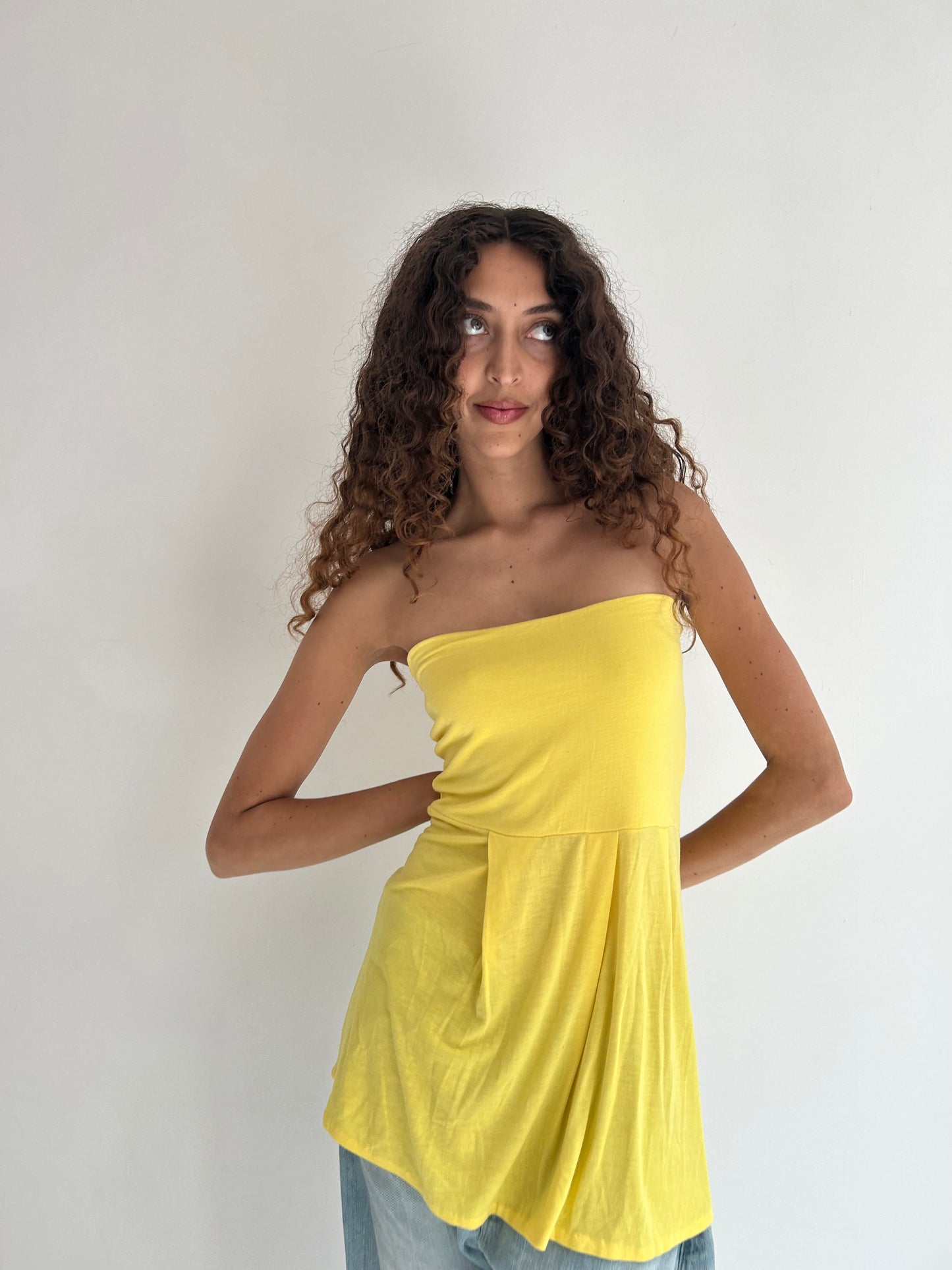 strapless top