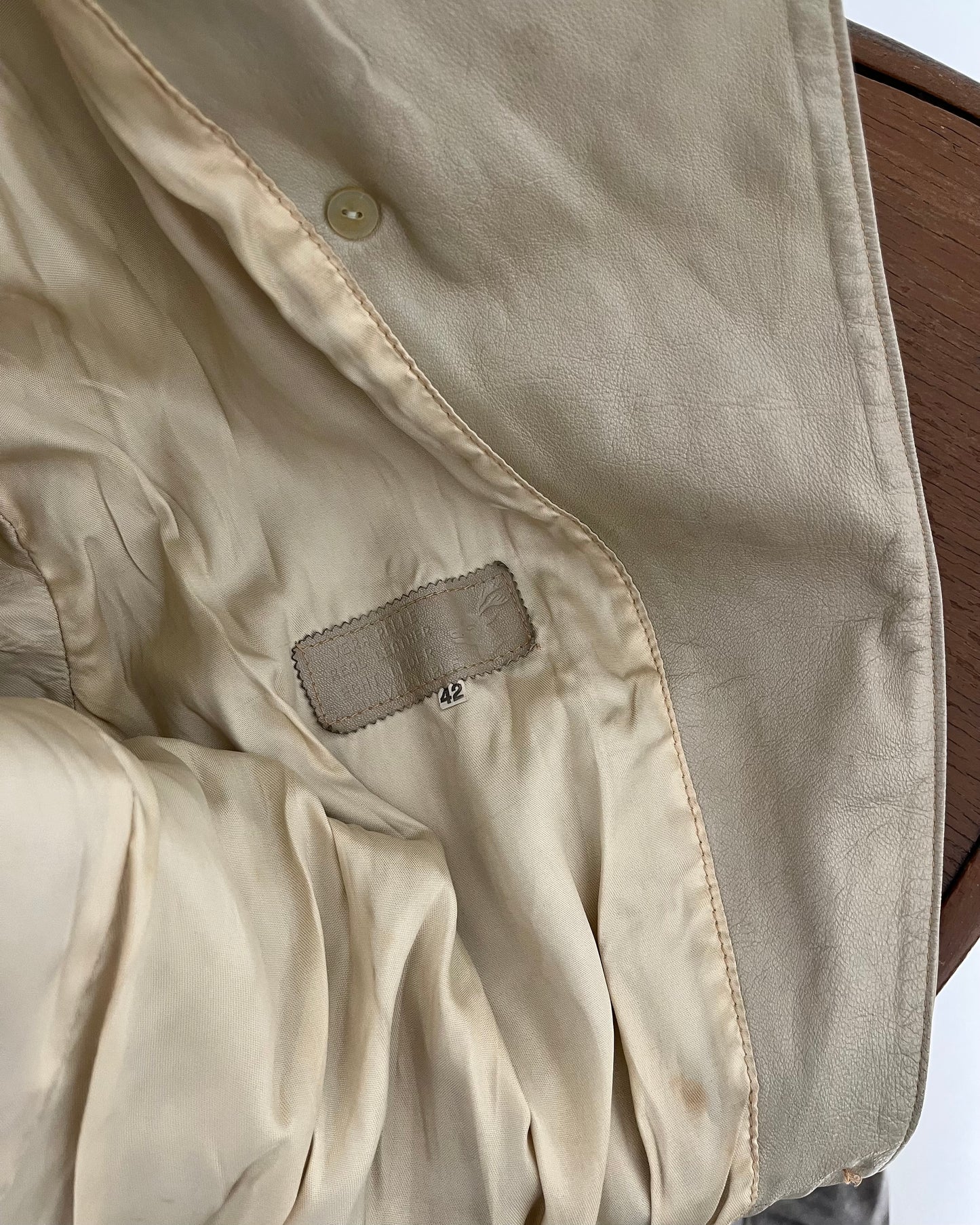 Italian leather jacket, M