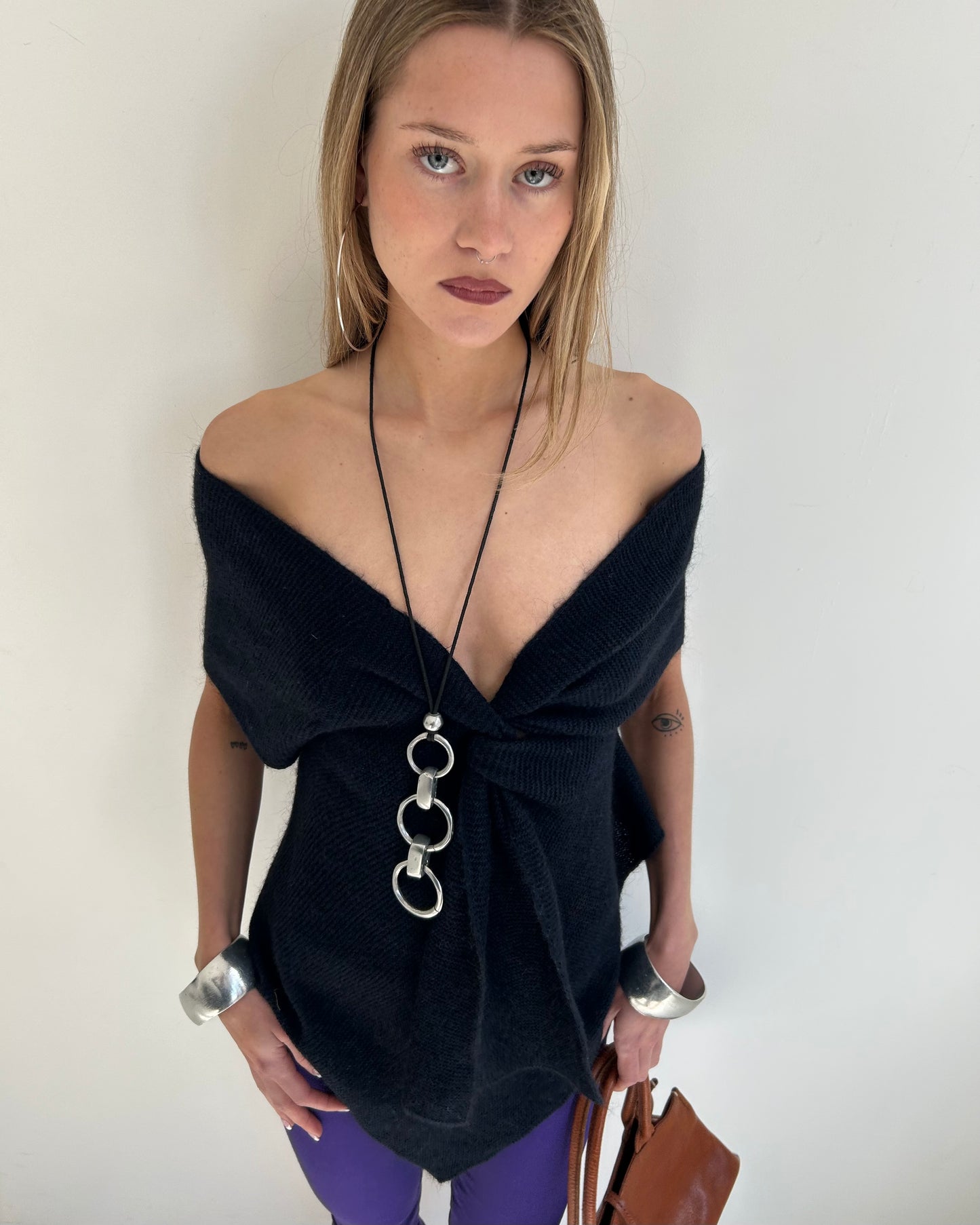 asymmetrical knit