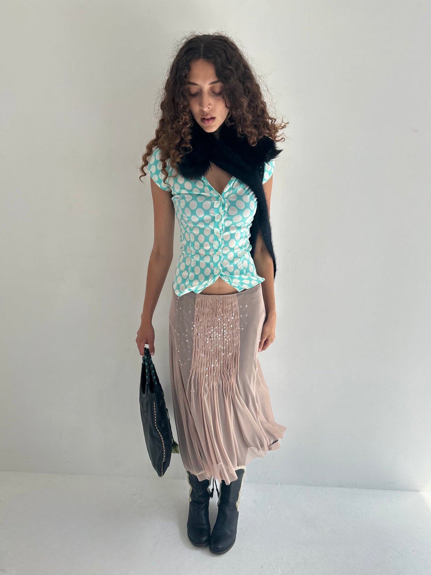 sequin skirt