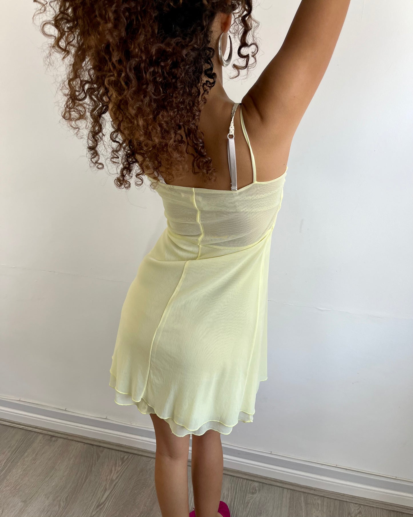 mesh dress, S