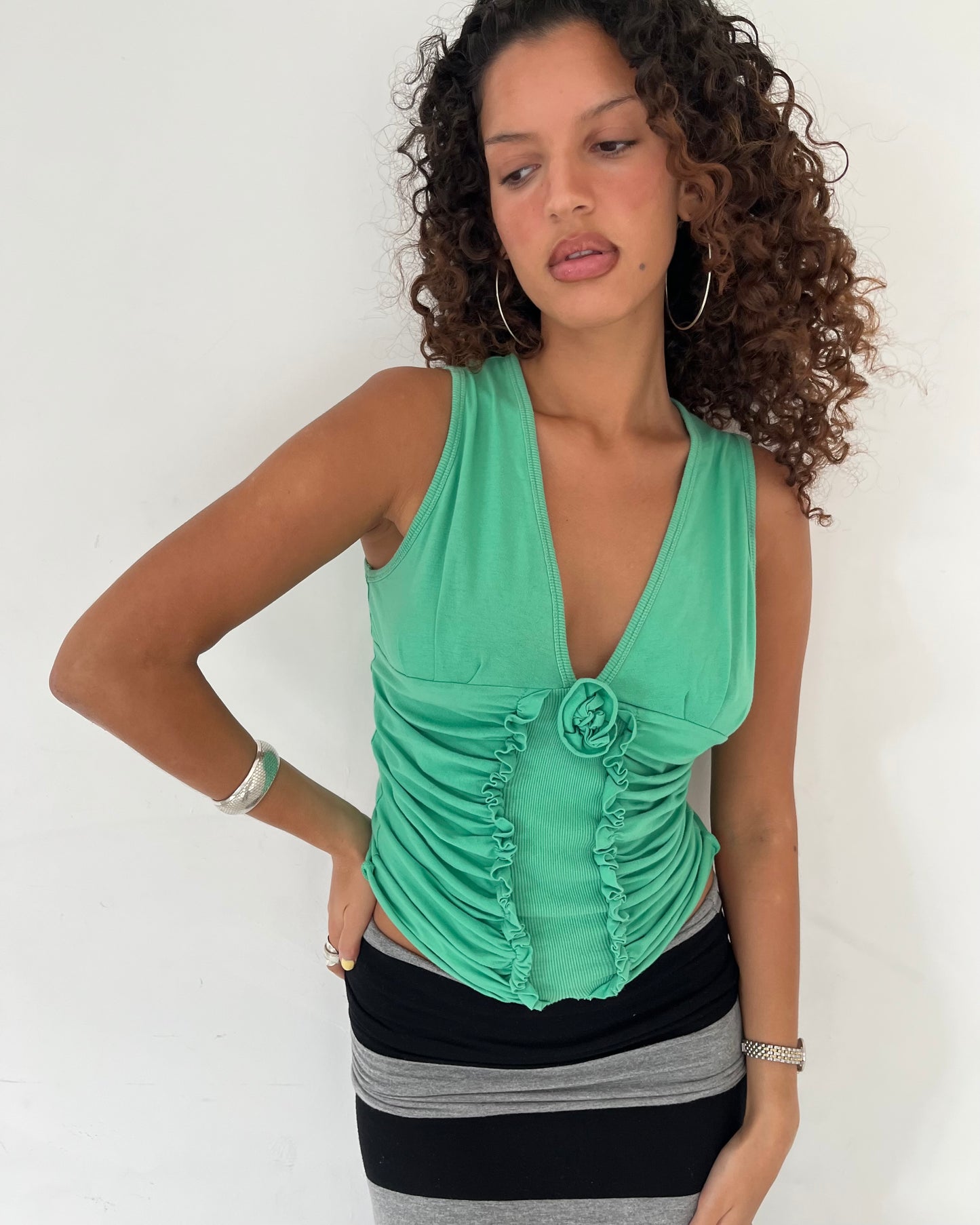 ruched top, S/M