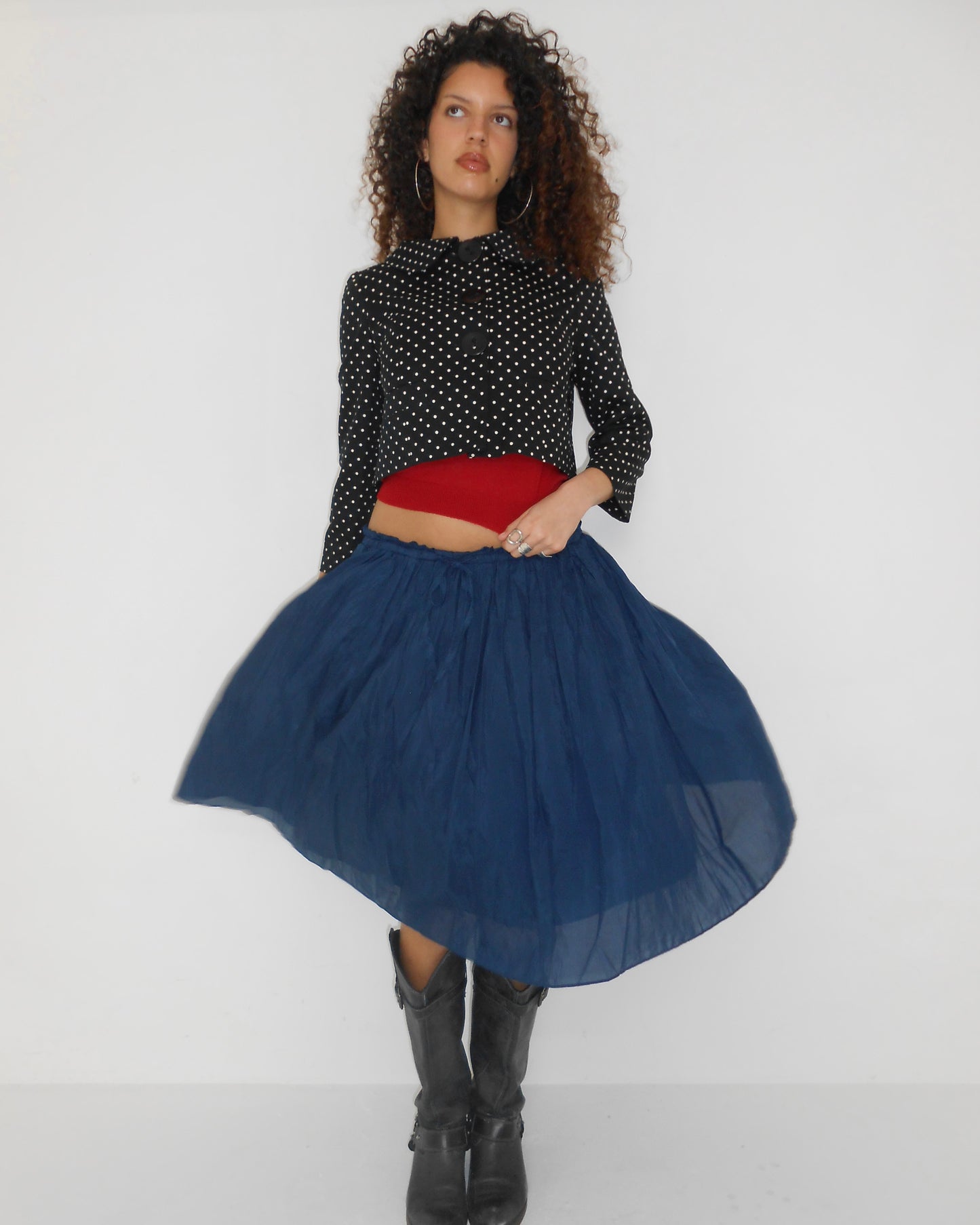 silk skirt, XS-M