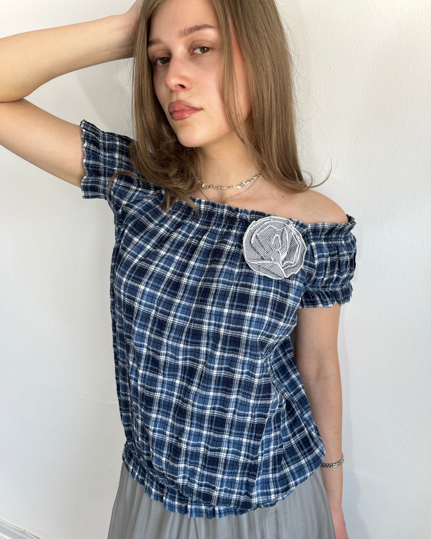 off the shoulder top, S