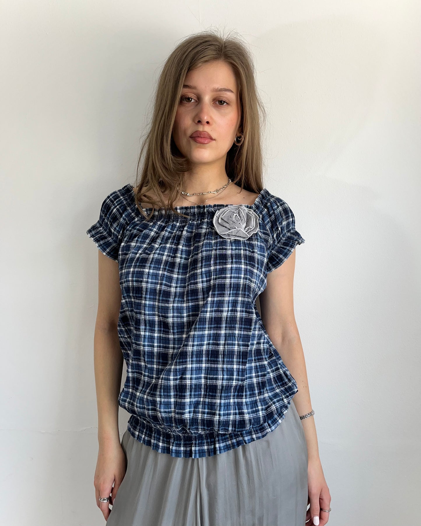 off the shoulder top, S