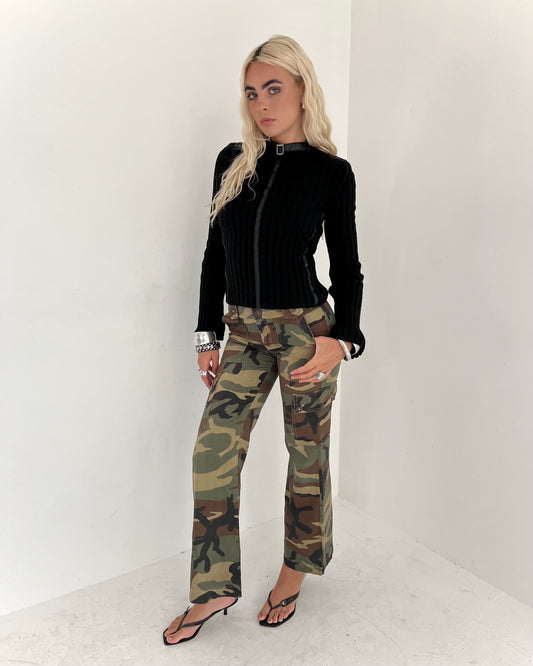 camo trousers, S