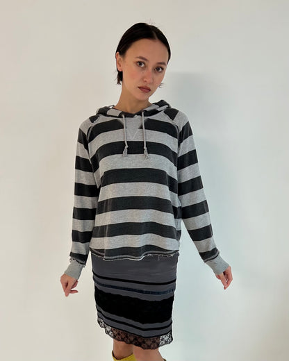 striped hoodie