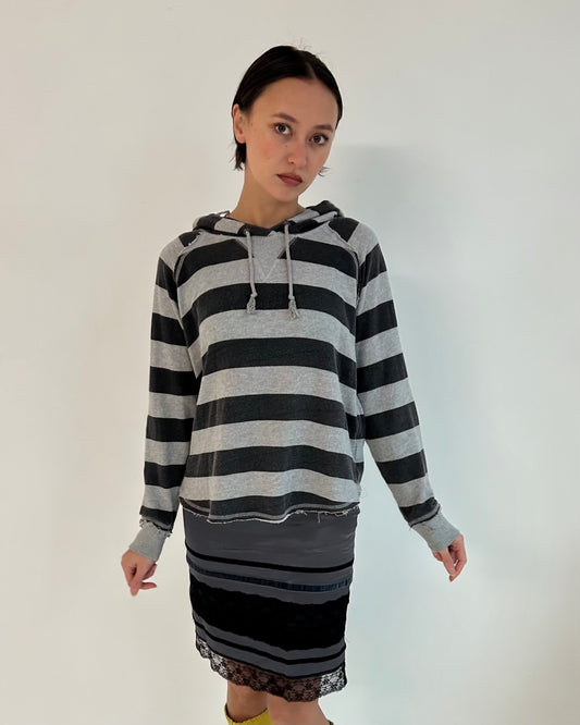 striped hoodie