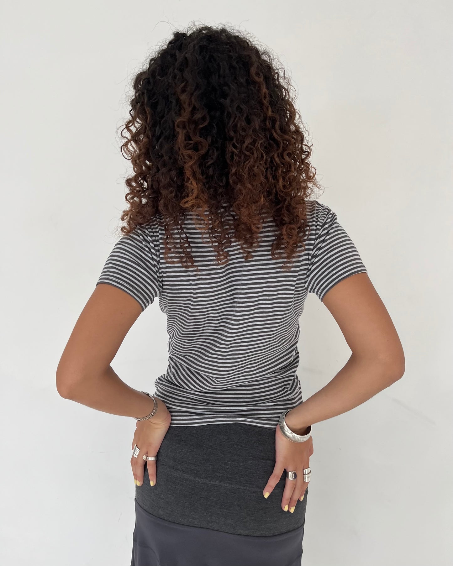 striped tee, S