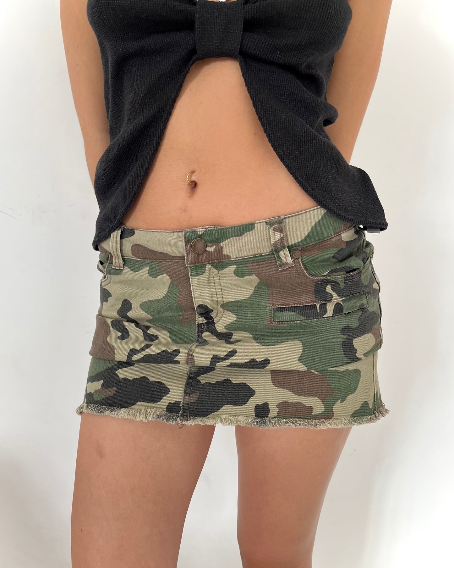 camo skirt, S