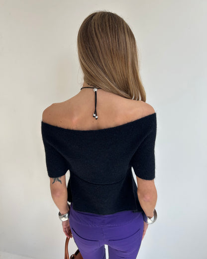 asymmetrical knit