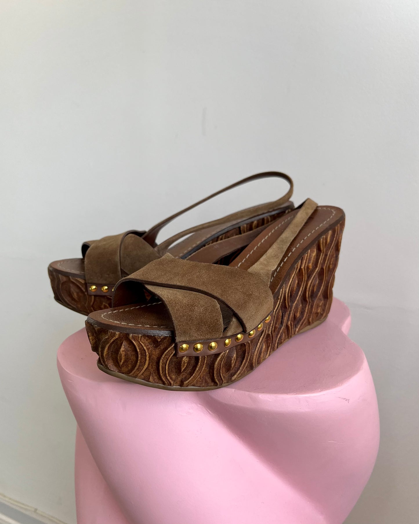 Miu Miu wedges, UK 6.5