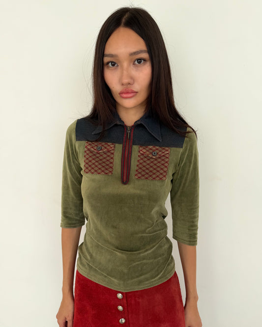 velour top