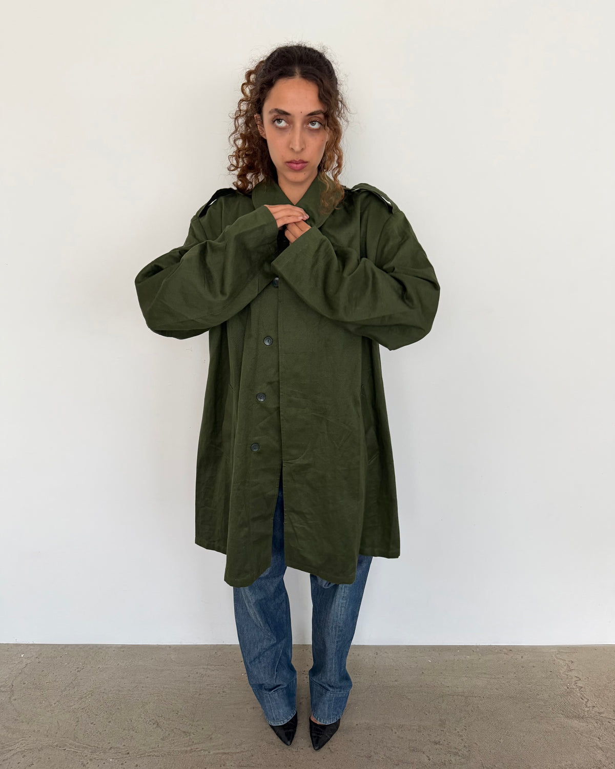 80s military trench