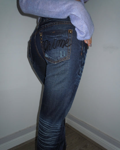 low waisted jeans, S