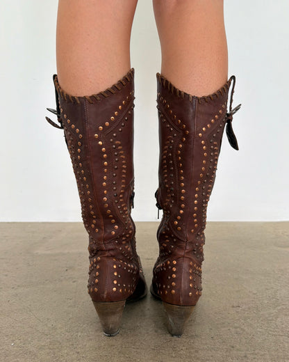 leather boots