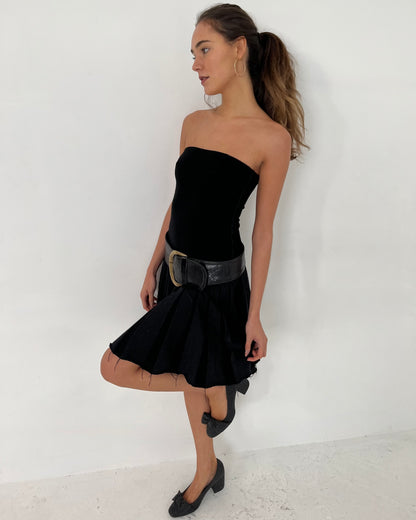 merino knit dress, S