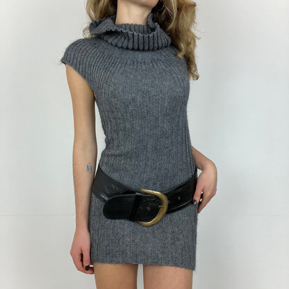 mohair turtleneck dress, S