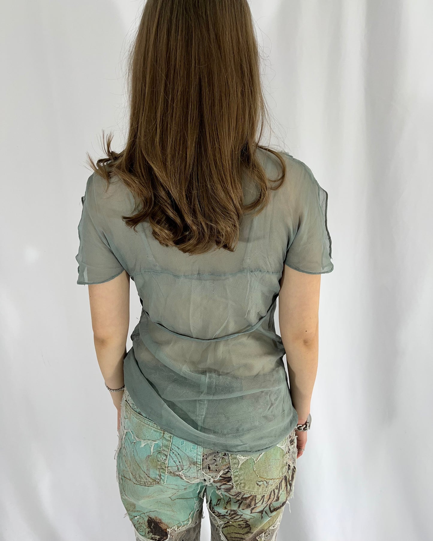 silk top, S