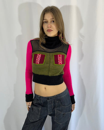 mohair top, S
