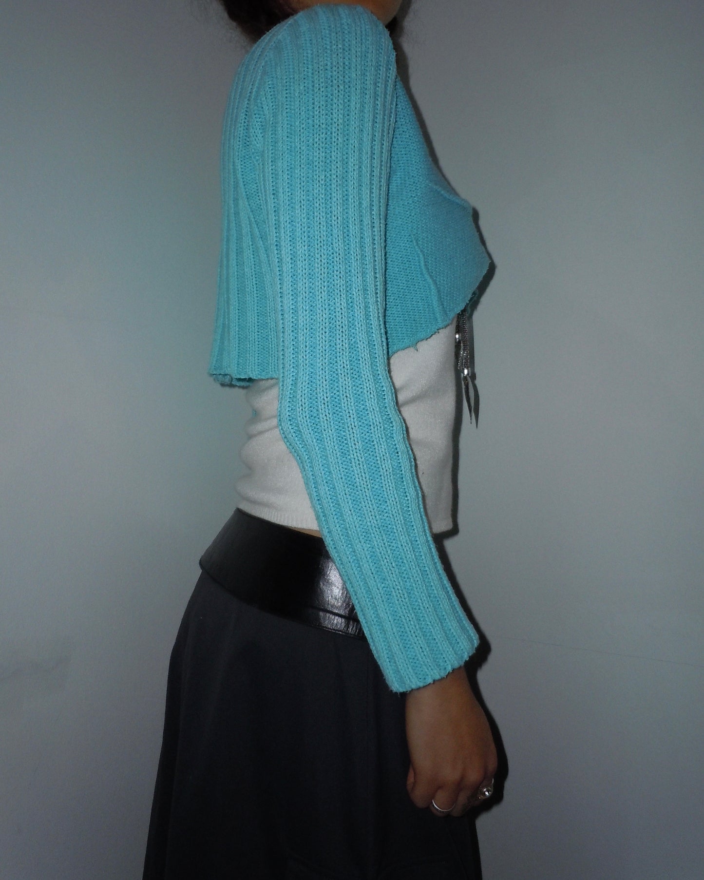 knit bolero, M