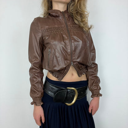 MAX&Co. leather jacket, XS