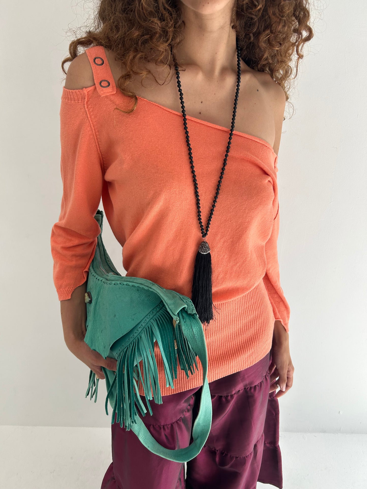 off the shoulder knit