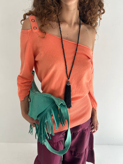 off the shoulder knit