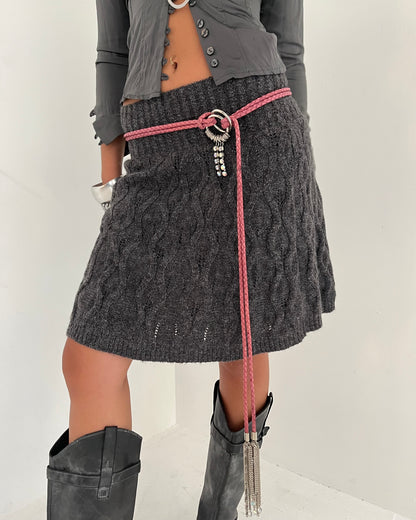 knit skirt, S