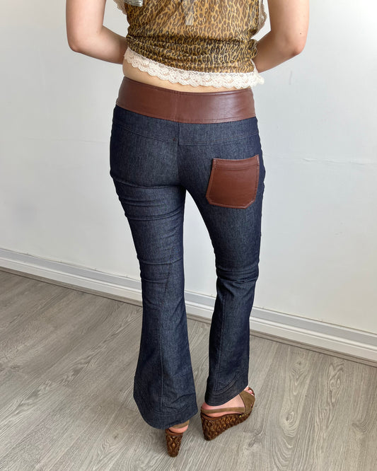 flared jeans, S
