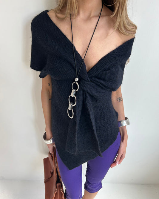 asymmetrical knit