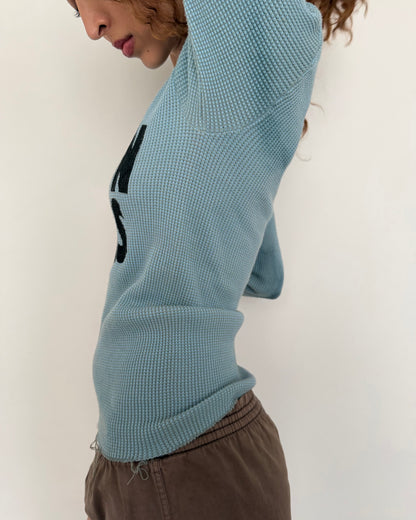 70s waffle knit