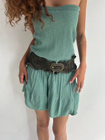 suede belt