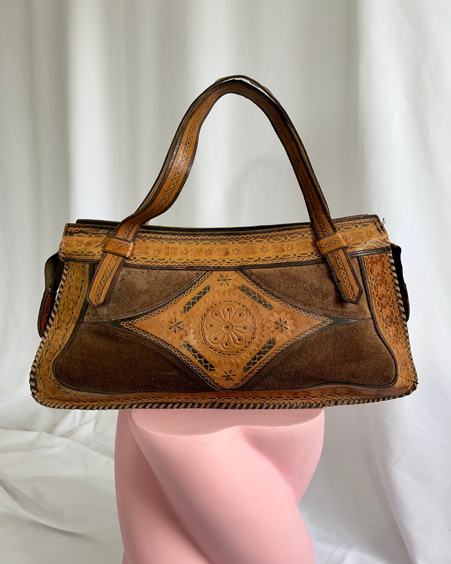 70s leather bag