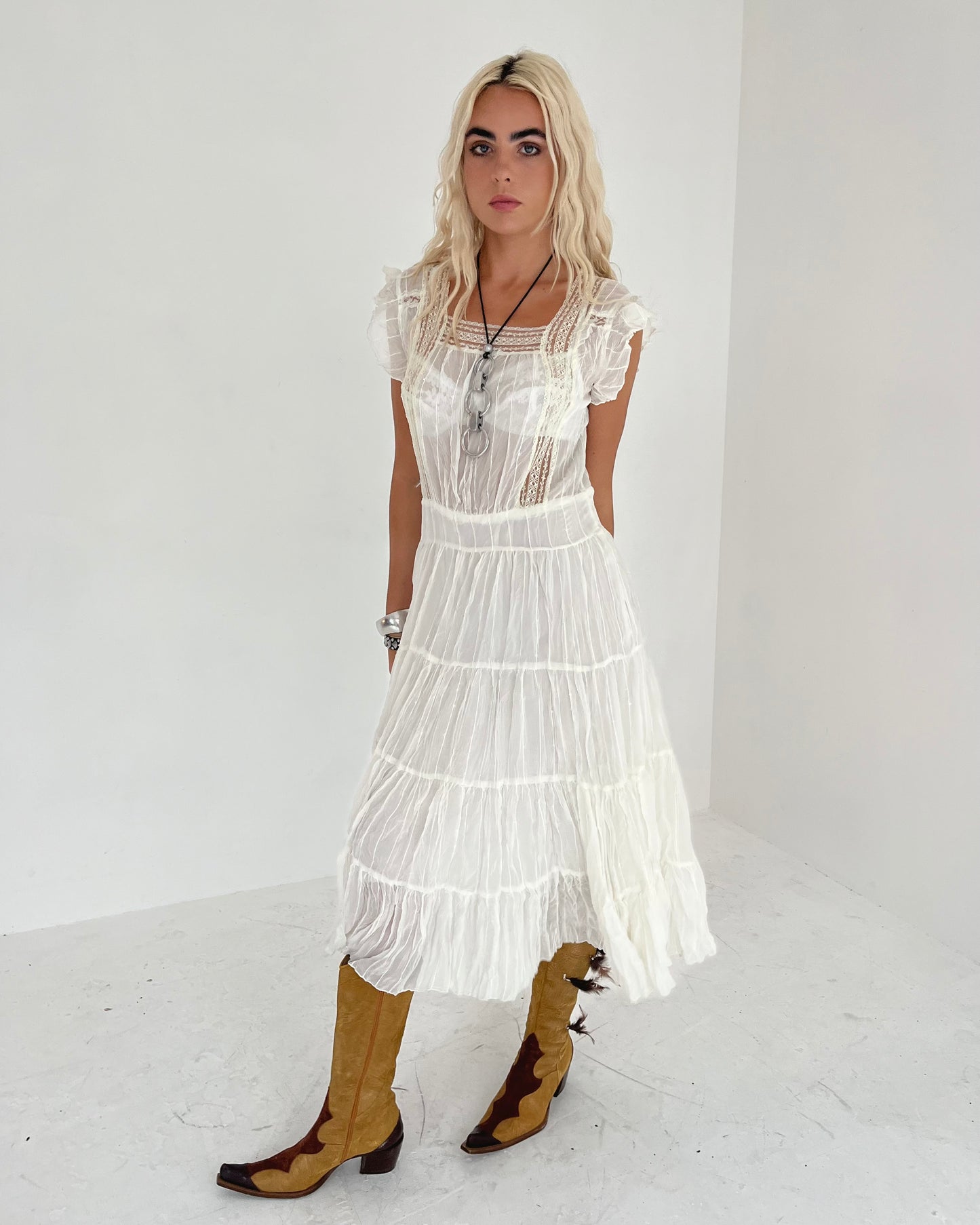 boho dress, L