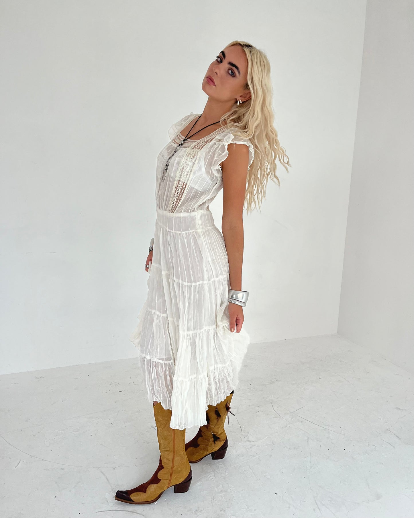 boho dress, L