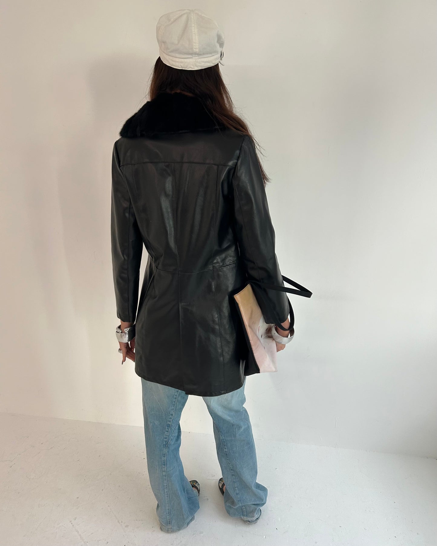 leather coat