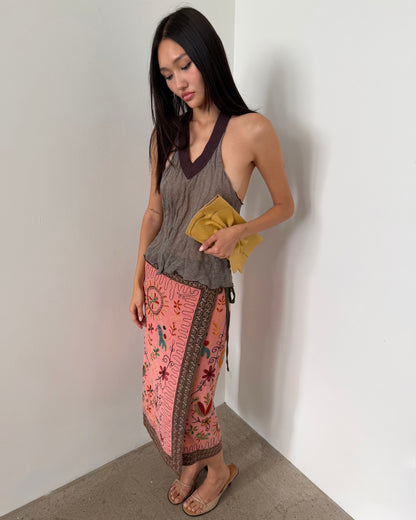 embroidered skirt