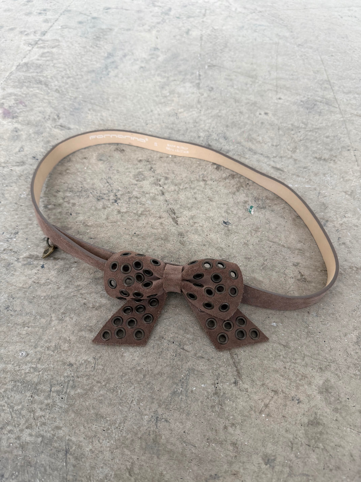 suede belt