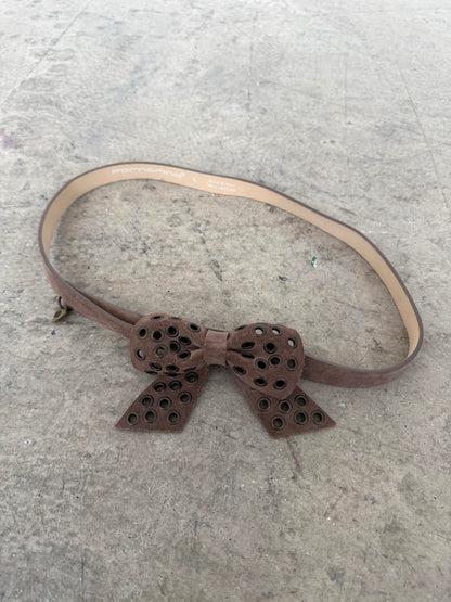 suede belt
