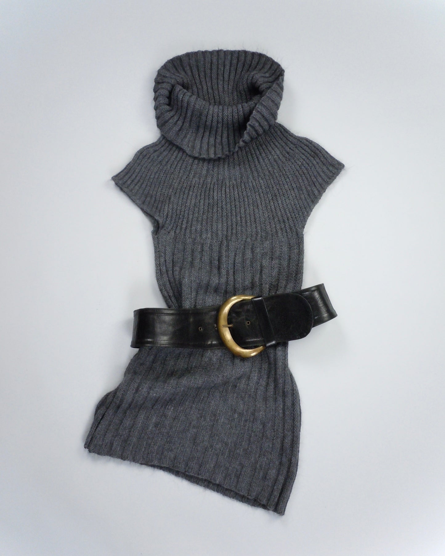 mohair turtleneck dress, S