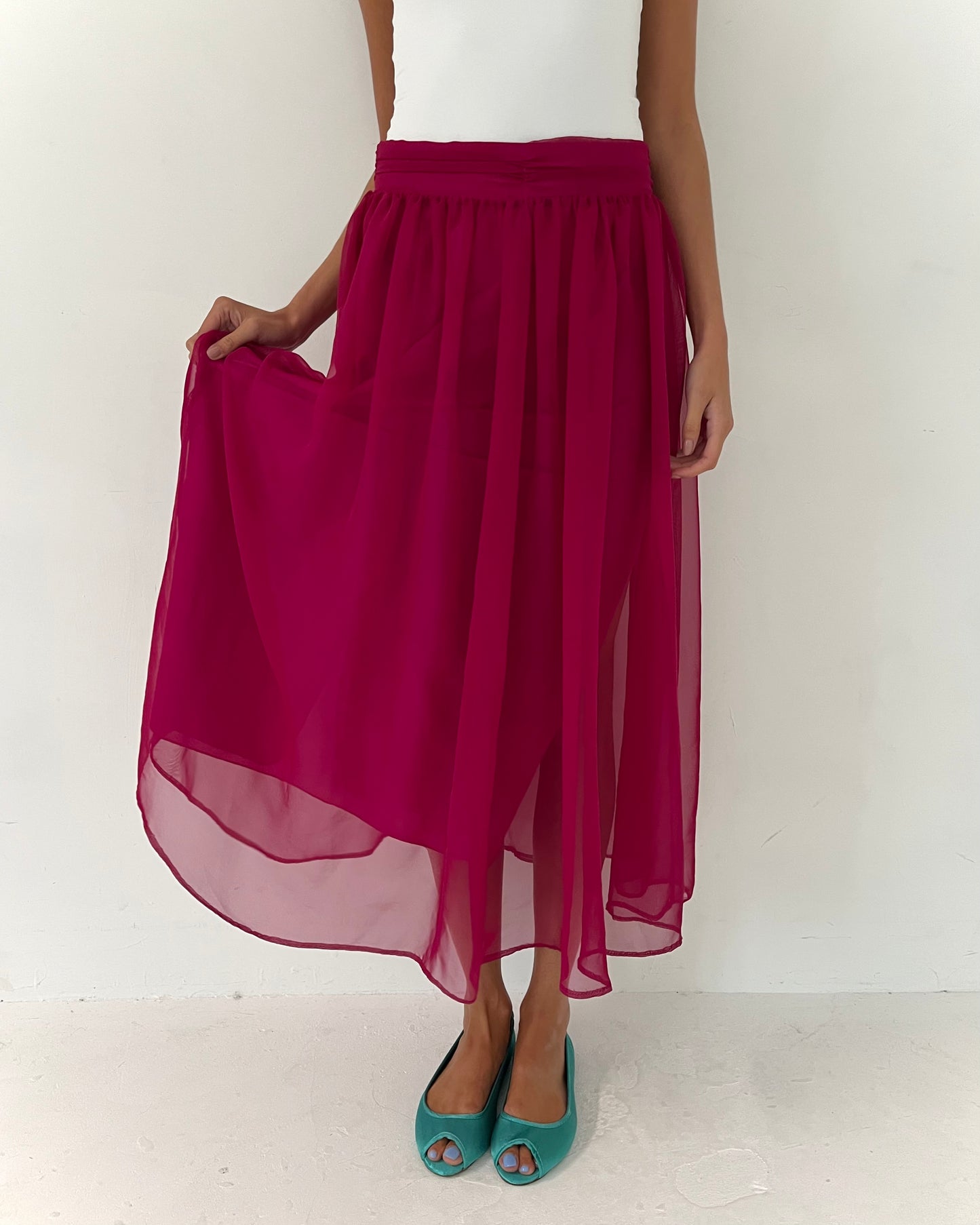 midi skirt, S