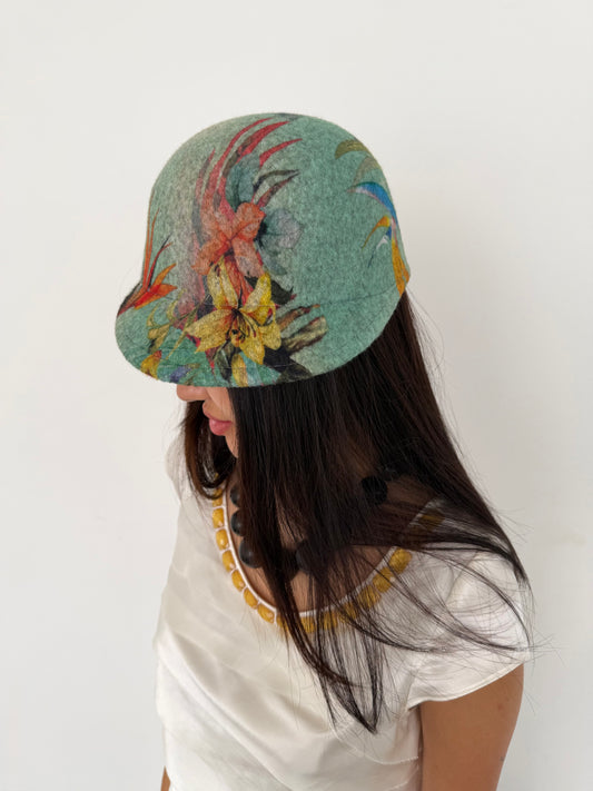 floral hat