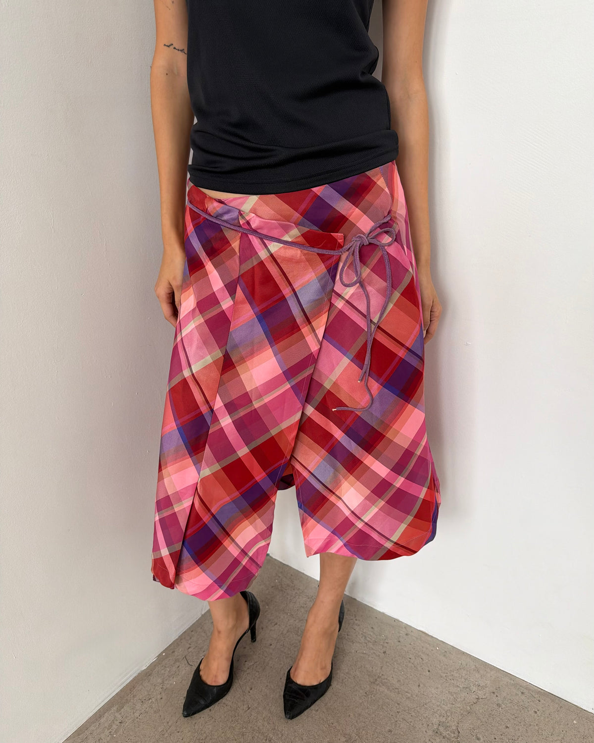 tartan skirt