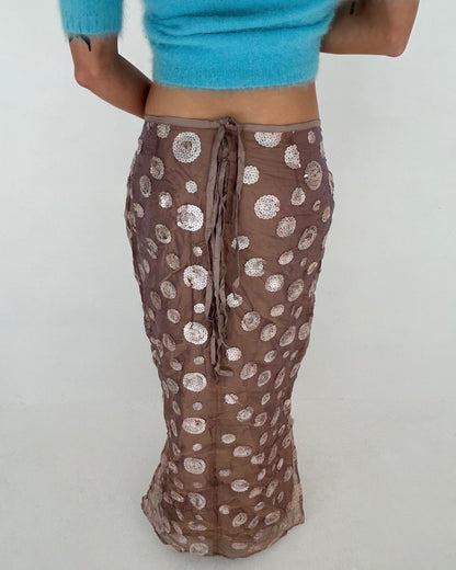 silk skirt