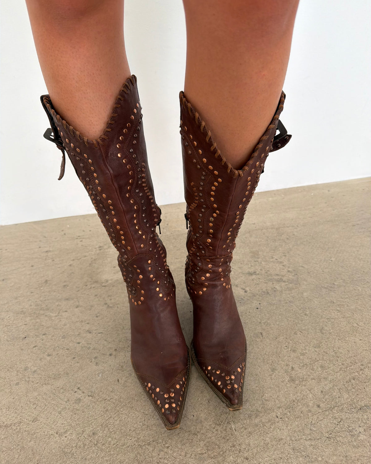 leather boots