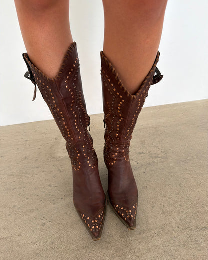 leather boots