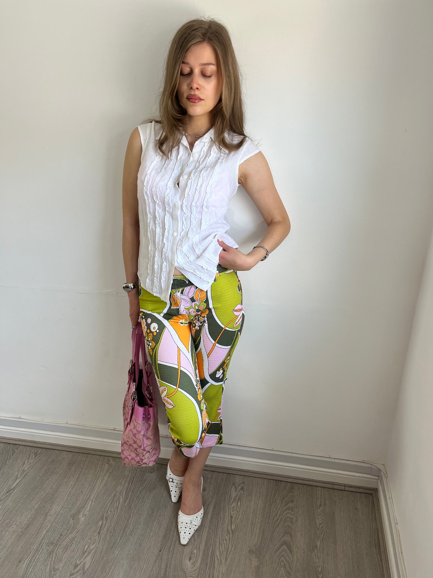 linen shirt, S