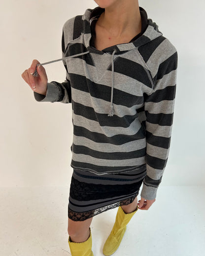 striped hoodie